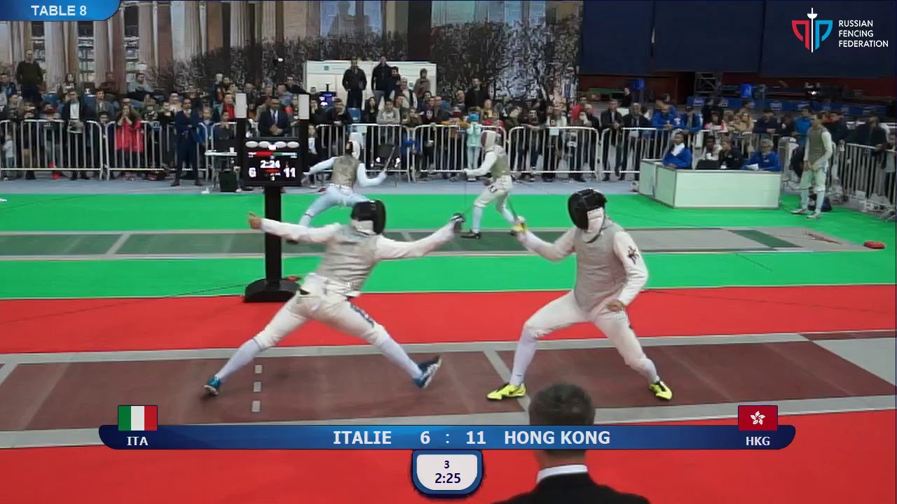 Foil of Saint-Petersburg 2019, Team T8 Hong Kong - Italy