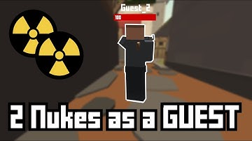 Nuking *TWICE* as a GUEST in Krunker.io