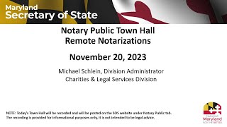 Notary Town Hall  Remote Notarizations 2023 11 20 10 00 GMT 5 Trim