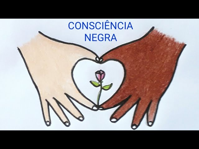 Desenhos de Consciência Negra 5 para Colorir e Imprimir 