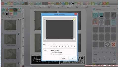 Rounded Corners on Multiple Photos in MyMemories Suite Version 6