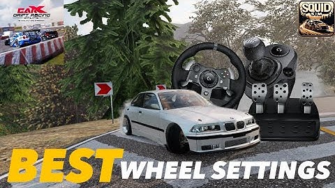*BEST*Logitech Wheel Settings (Car X Drift Racing)