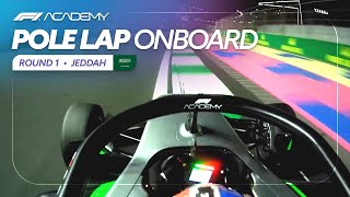 Go Onboard With Doriane Pin's Pole Lap | Jeddah 2024 | F1 Academy