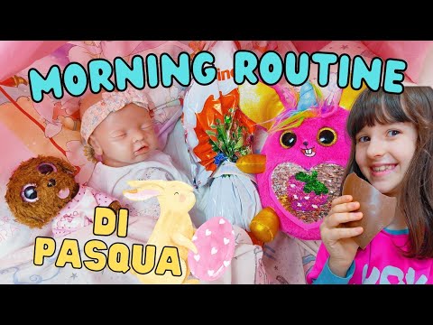 Morning Routine di Pasqua 🐣 della bambola in silicone