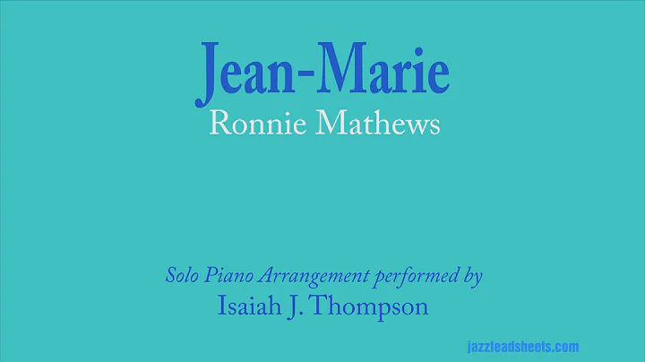 Jean-Marie by Ronnie Mathews