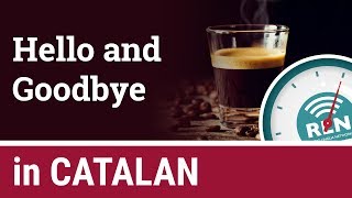 How to say Hello and Goodbye in Catalan - One Minute Catalan Lesson 1 screenshot 1