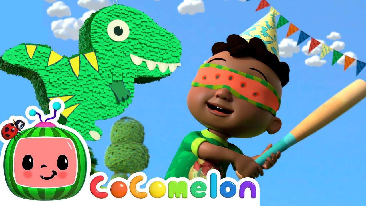 Dino Birthday Song | Cody & JJ! It's Play Time! CoComelon Nursery ...