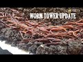 WORM TOWER Update | Viewer Query - how do worms breathe  if everything is shut ? | VERMICOMPOSTING