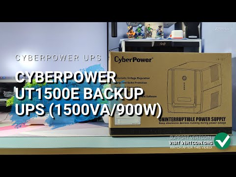 CyberPower UT1500E Backup UPS (Unboxing, Quitck Test, Disassembly & Experience.)