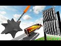 Cars Caught In The Spinning Morning Star 💥 | Teardown