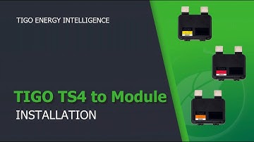 How to Connect the Tigo TS4 to the Solar Module