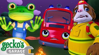 The Broken Fire Truck Fix | Gecko the Mechanic | Vehicle Repair Cartoons | Buses, Trucks and Cars