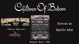 Children of Bodom - Angels Don't Kill (live XIII Leyendas del Rock 10-08-2018)