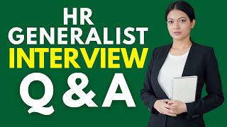 Top 25 HR Generalist Interview Questions and Answers | HR Generalist Job Interview