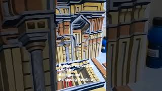 Proses penyusunan background Panggung Gembira   Ringing