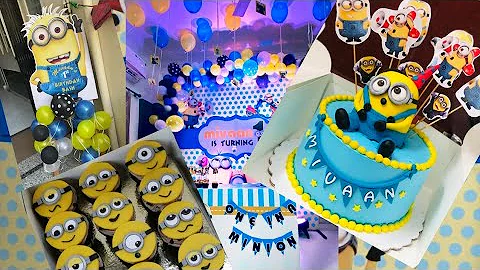 Minion Birthday Party Decoration Ideas | DIY Minions Theme Setup at Home! #diy #birthday #minions