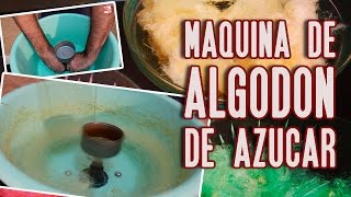 😛 Máquina de ALGODÓN de AZÚCAR☁️🍬 ¡Hacemos algodón de azúcar CASERO! 😍  Cotton Candy Maker español 