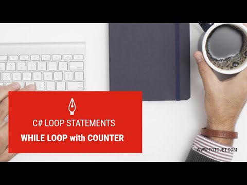 C# Loops While loop with counter