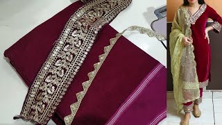 Make Designer Stani Style Velvet Kurti In Few Steps
