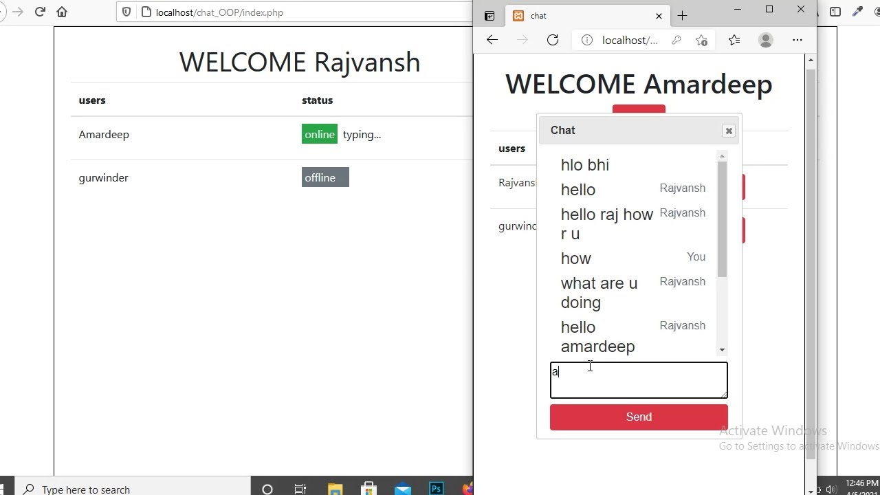 Real Time typing notification using PHP and Ajax | Build a typing ...