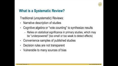 Systematic Reviewing Workshop Part 1: Introduction