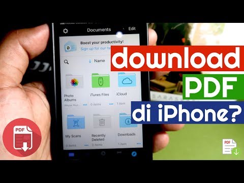 Video: Bagaimanakah anda menyimpan PDF pada iPhone 7?