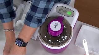 CooksEssentials 1.5 Pint Thermo-Electric Self-Freezing Ice Cream Maker on QVC screenshot 4