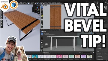 Every Blender Modeler NEEDS to Know this Bevel Tip! (Beveling Edges)