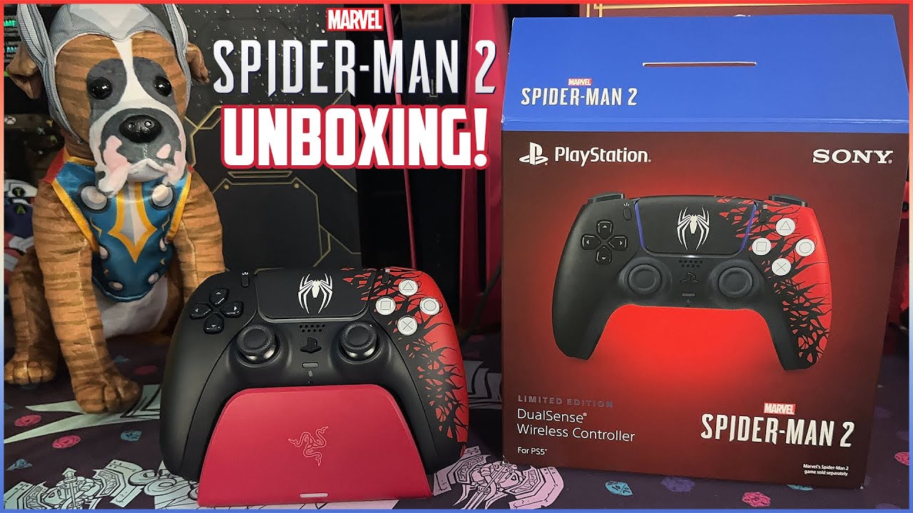 SPIDER-MAN 2 DUALSENSE PS5 UNBOXING 