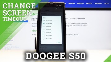 How to Manage Screen Timeout in DOOGEE S50 – Screen Sleep Time