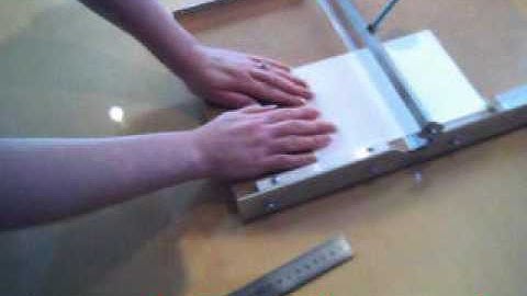 "Card Creasing machine / Folding and perforating Machines"