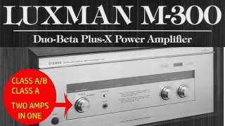 Luxman M-300 Power Amplifier - Vintage Stereo Repair Restoration Bench Testing. Rare Classic Audio.