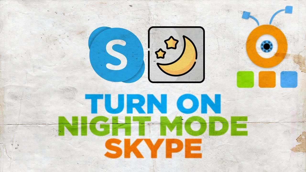 How to Turn On Night Mode in Skype | How to Enable Dark Mode in Skype