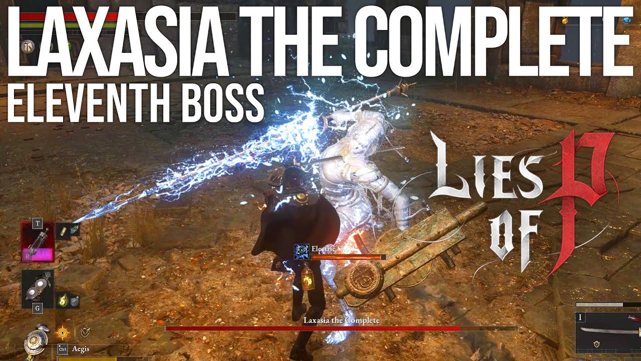 Lies of P - Chapter 11 - Laxasia The Complete Boss Fight (PC) - YouTube