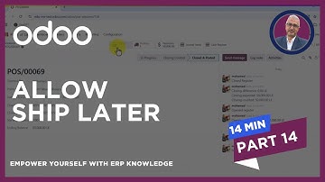 Allow Ship Later at Odoo POS Version 18 - خاصية البيع مع تسليم البضاعة للعميل لاحقاً بنقاط البيع