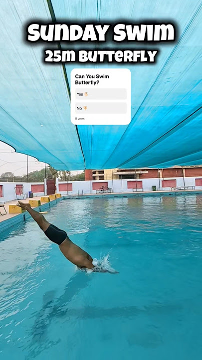 Can You Swim Butterfly ? 🏊🏻 #swimming #swimmingtips #swimmingpool #pool