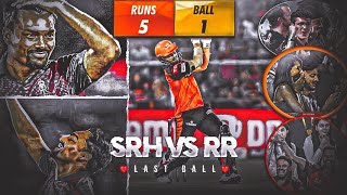 Srh vs Rr last ball no ball 😳|Thriller Ending 🔥|Not expected 🥶