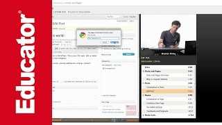 WordPress: Posts and Pages