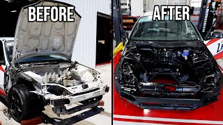 Complete DIY Engine Bay Restoration! | K Swapping my Honda Civic EG Ep. 4