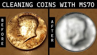 Cleaning Silver COINS With MS70 - Will It Work?