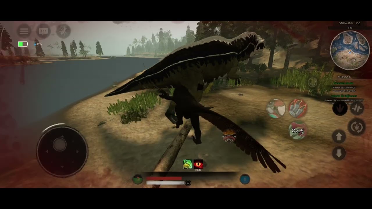 Ele conseguiu me acertar de muito alto 😬#pathoftitans #DOMINIONSURVIVAL