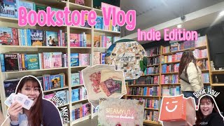 bookstore vlog 📚 indie bookstores + book haul 🛍️