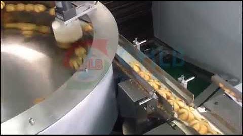 [CHLB] Rotary bowl feeding flow wrapping line, aligner feeder flow pack machine