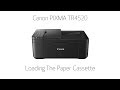 Canon PIXMA TR4520 -- Loading The Paper Cassette