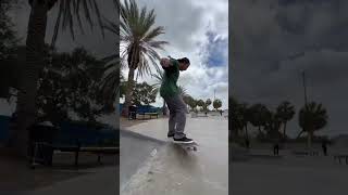 Fs 5-0 Tail Steep Bank!! #skateboarding