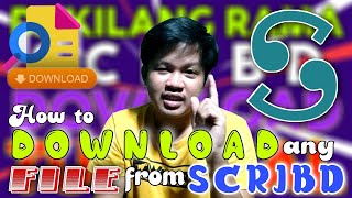 HOW TO DOWNLOAD ANY FILE FROM SCRIBD | TUTORIAL