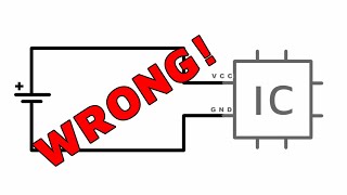 Why the circuit in the thumbnail is wrong? Do you know?