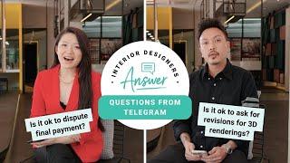 Interior Designers Answer: Questions from Telegram