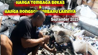 Harga Tembaga bekas & harga rongsok terbaru lainnya September 2025 | harga rongsok | Inal sruntulan
