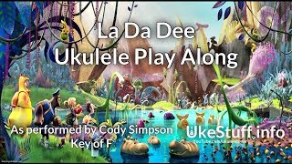 La Da Dee Ukulele Play Along (In F) - Youtube